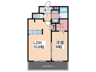 カサグランデⅤの物件間取画像